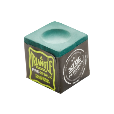 Billard Kreide Triangle Pro Chalk dunkel grün 1 Stück